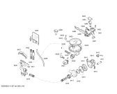 Схема №5 SGS5362BS с изображением Панель управления для электропосудомоечной машины Bosch 00369489