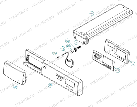 Взрыв-схема стиральной машины Gorenje PROD 06SCII UK   -Titanium (900002796, TDC44) - Схема узла 04