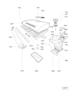 Схема №1 DF 5360 BR с изображением Обшивка для вытяжки Whirlpool 481231048102