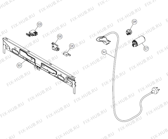 Схема №4 T793 vent. CE   -White (336991, TD60.3) с изображением Декоративная панель для стиралки Gorenje 267774