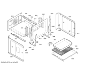 Схема №4 P1HEB69051 Horno pitsos.poliv.inox.multif.3d ec3 er с изображением Внешняя дверь для плиты (духовки) Bosch 00479336