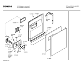 Схема №4 SE35230SK с изображением Передняя панель для электропосудомоечной машины Siemens 00353263