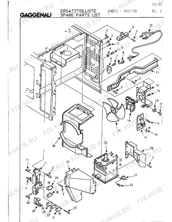Схема №8 EM814100 с изображением Уплотнитель для микроволновой печи Bosch 00294143