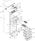 Схема №1 RK6358W (144298, HZOS3566) с изображением Модуль (плата) управления для холодильника Gorenje 123404