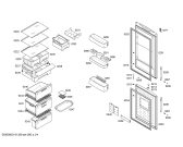 Схема №3 3KFB7615 с изображением Дверь для холодильника Bosch 00246268