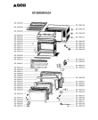 Схема №1 OF285800/HZA с изображением Обшивка для плиты (духовки) Seb SS-986853