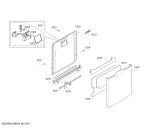 Схема №7 SMS68MI06E SuperSilence, Serie 6 с изображением Передняя панель для посудомоечной машины Bosch 11027603