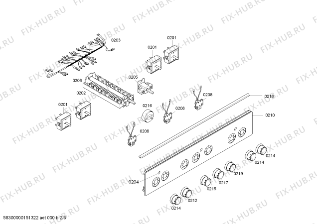 Схема №4 HCE633150R с изображением Переключатель для духового шкафа Bosch 00621641