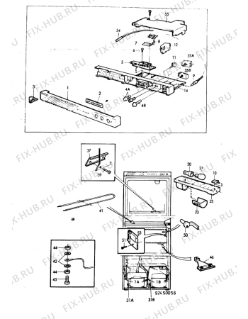 Взрыв-схема холодильника Tricity Bendix FD970W - Схема узла C10 Electric