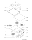 Схема №1 LPR 972 с изображением Поверхность для электропечи Whirlpool 481244039707