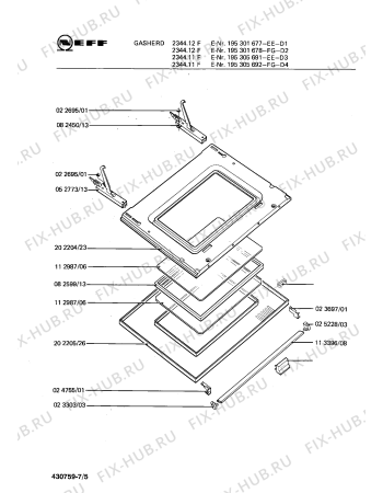 Схема №5 195304931 2344.11HEWS с изображением Розетка для электропечи Bosch 00053884
