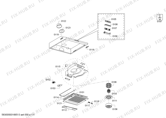 Схема №1 2MIA60W Pitsos с изображением Мотор вентилятора для вытяжки Bosch 00659951