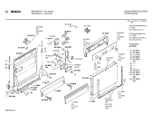 Схема №2 SMU4030 с изображением Передняя панель для посудомойки Bosch 00288027