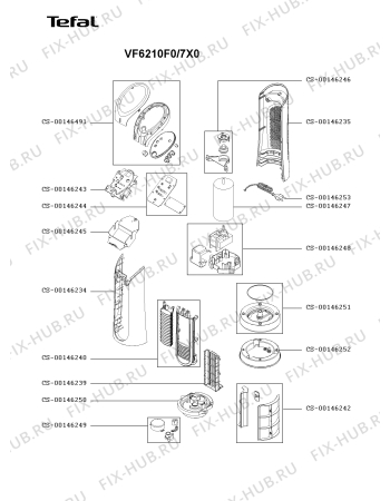 Схема №1 VU6211U2/7X0 с изображением Всякое для электрообогревателя Rowenta CS-00146246