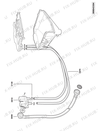 Схема №3 AWG 7080 UA с изображением Обшивка для стиральной машины Whirlpool 480111103408