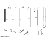 Схема №3 T30IF70NSP Thermador с изображением Монтажный набор для холодильной камеры Bosch 00700963