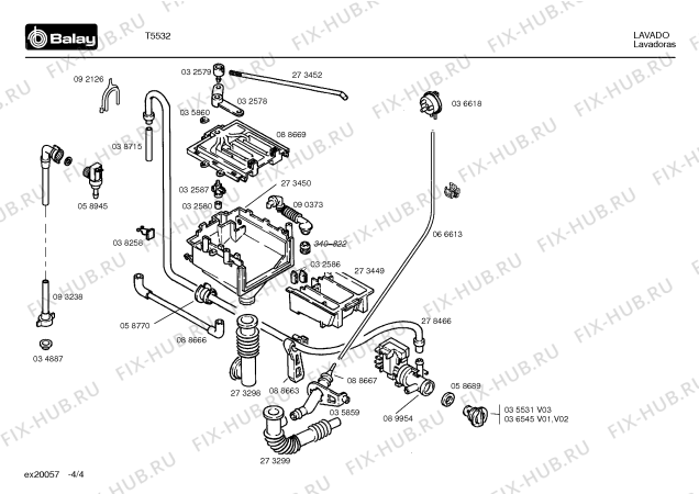 Схема №4 T5628 с изображением Программатор для стиральной машины Bosch 00090612