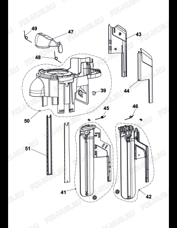 Схема №7 ENV150R "VERTUOPLUS STANDARD" с изображением Шланг для электрокофемашины DELONGHI FL36168