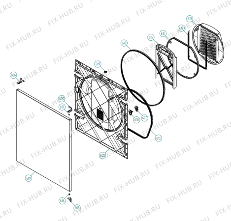 Взрыв-схема стиральной машины Gorenje T783 US   -Titan (900002689, TD60.2) - Схема узла 06