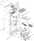 Схема №3 K33/2STCLB (140032, HZOS3366) с изображением Панель ящика для холодильной камеры Gorenje 270330