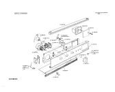 Схема №1 0750452043 EB60DV с изображением Рамка для плиты (духовки) Bosch 00195862