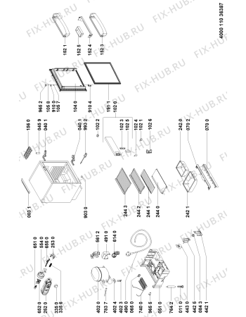 Схема №1 PRC 913 A+ с изображением Дверка для холодильника Whirlpool 481010911844