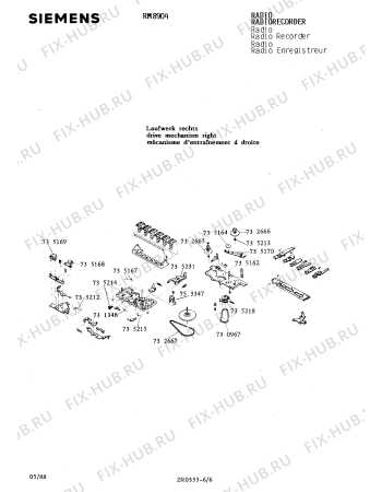 Схема №4 RM8904 с изображением Кварц для звукотехники Siemens 00735226