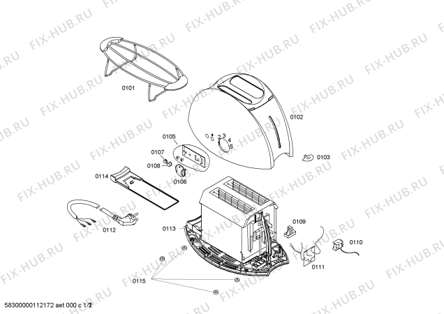 Схема №1 TT611032 executive edition с изображением Кнопка для электрофритюрницы Bosch 00609579