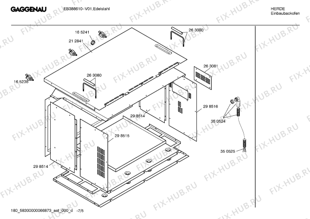 Схема №6 EB388610 с изображением Панель управления для духового шкафа Bosch 11018809