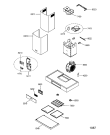 Схема №1 KCDP 9050/I с изображением Крышечка для вытяжки Whirlpool 481246228922