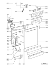 Схема №2 GSF 2956 SW с изображением Всякое для посудомоечной машины Whirlpool 481244010508