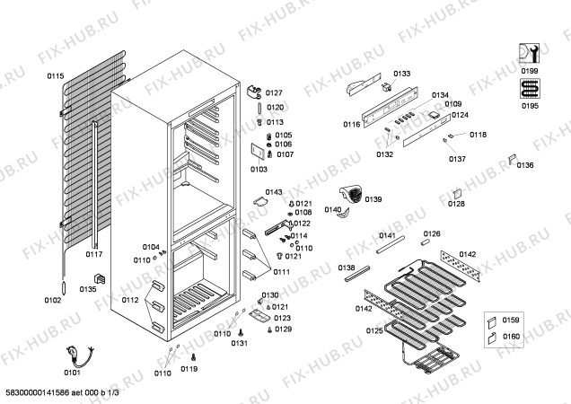 Схема №2 KGV36A72 с изображением Панель для холодильника Bosch 00617264