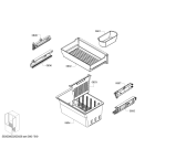 Схема №9 B26FT50SNS с изображением Выдвижной ящик для холодильной камеры Bosch 00716851