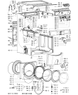 Схема №1 AWM 8100-NORDIC с изображением Обшивка для стиральной машины Whirlpool 481245214755