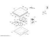 Схема №1 M13R10N0 с изображением Стеклокерамика для плиты (духовки) Bosch 00681079