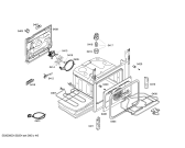 Схема №3 HSV744228N с изображением Фронтальное стекло для духового шкафа Bosch 00247842