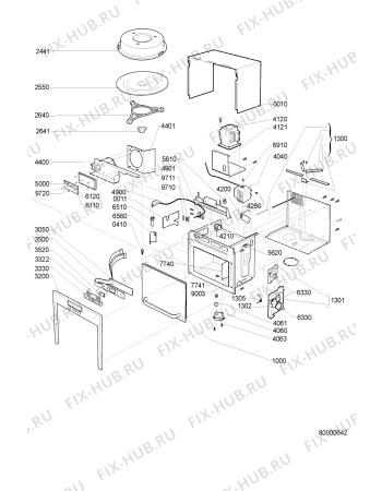 Схема №1 EMW 7605.0 W с изображением Дверца для микроволновки Whirlpool 481241619626