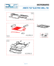 Схема №1 ELECTRIC GRILL с изображением Элемент корпуса для электрогриля ARIETE AT6136006200