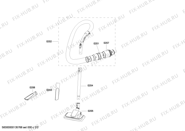 Схема №2 AP8100 professional 12 Litros с изображением Пылесборник для пылесоса для электропылесоса Bosch 00467883