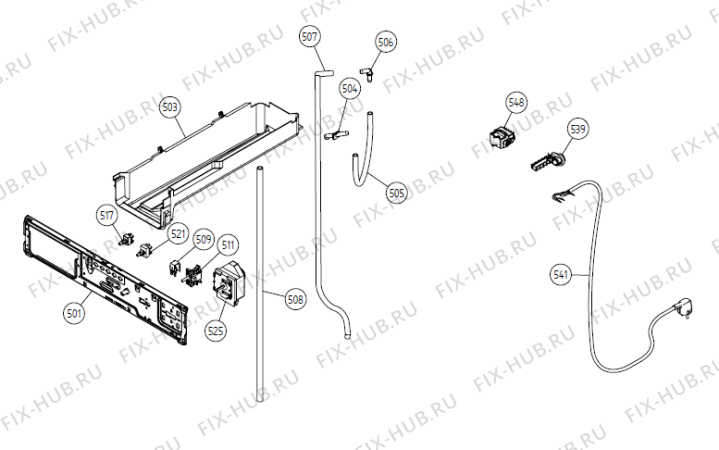 Взрыв-схема стиральной машины Gorenje TK 20 SE   -White (900002491, TD22ASE) - Схема узла 05