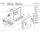 Схема №5 SGI59A02 с изображением Передняя панель для электропосудомоечной машины Bosch 00434445