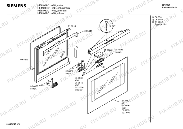Схема №2 HE11022 с изображением Инструкция по эксплуатации для духового шкафа Siemens 00521089