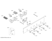 Схема №5 U15M52S3GB с изображением Панель управления для электропечи Bosch 00743894