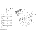 Схема №2 WM10E260ME с изображением Панель управления для стиралки Siemens 00664199