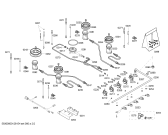 Схема №2 CG290110F ENC.CG290110F 4G+1W CENTRAL C90F GAGGENA с изображением Решетка для плиты (духовки) Bosch 00680103