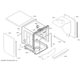 Схема №4 SMS50D02AU с изображением Панель управления для электропосудомоечной машины Bosch 00746938