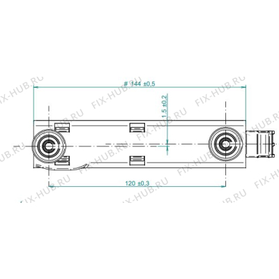 Емкость для электропосудомоечной машины Indesit C00480788 в гипермаркете Fix-Hub