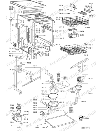 Схема №2 ADP 4547 WH с изображением Микромодуль для посудомоечной машины Whirlpool 480140100508