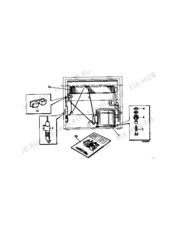 Взрыв-схема холодильника Electrolux TF1158 - Схема узла C10 Cold, users manual