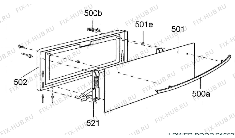 Взрыв-схема вытяжки Gorenje C910 A501C51A DK   -White FS 50 (900000618, A501C51A) - Схема узла 05